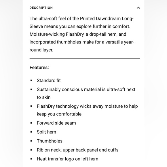 The North Face Print Dawndream Women’s Long Sleeve Atheletic Shirt plus 3X - Picture 4 of 16